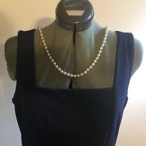 Gorgeous Navy Blue Sharagano Dress!